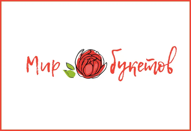 Web логотип для компании «Мир Букетов»
