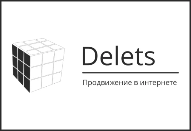 Web логотип для компании «Delets»